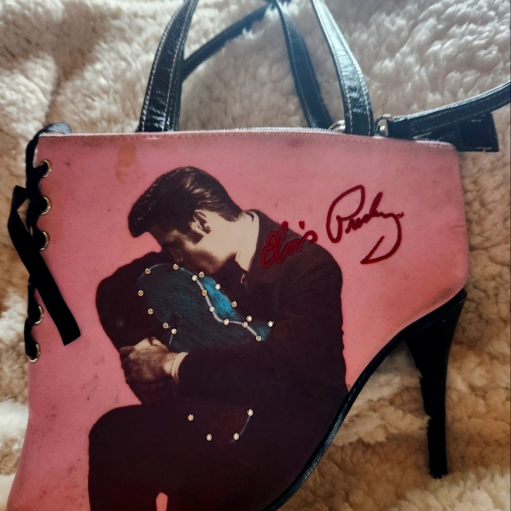Elvis Presley shoe high heel purse